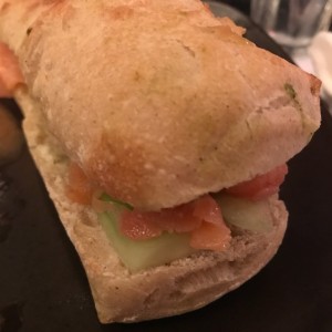 panini salmon ahumado