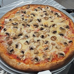 pizza de hongos