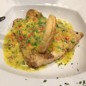 Corvina al ajillo