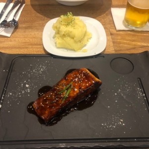 Salmon teriyaki