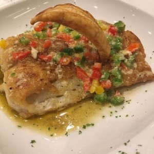 corvina al ajillo