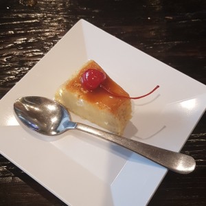 Flan de la casa