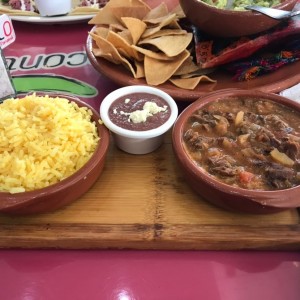 Tacos en cazuela