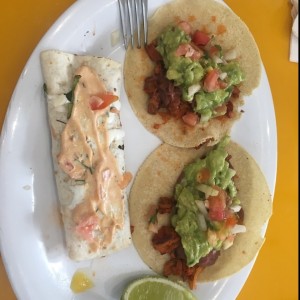 tacos y burritos al pastor