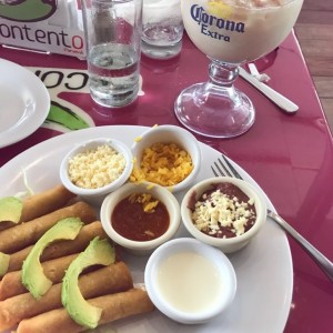 flautas de pollo