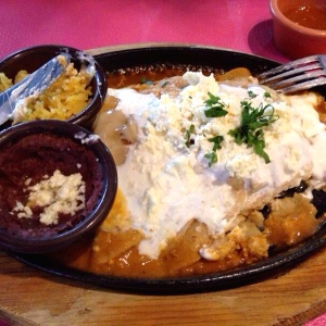 Enchilada de pollo