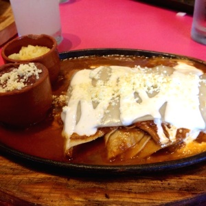 Enchiladas de cochinita