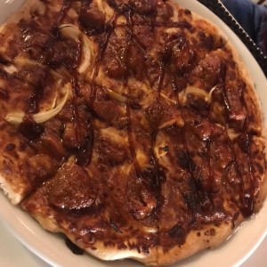 pizza bbq y puerco