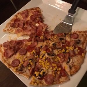 pizza chicho y chicho veggies