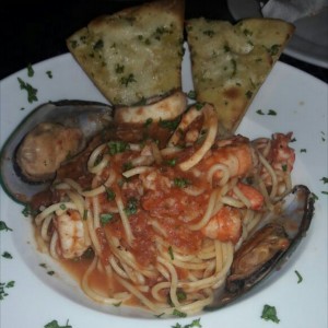 pasta con mariscos