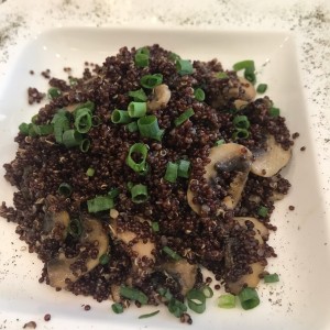 Quinoa con hongos