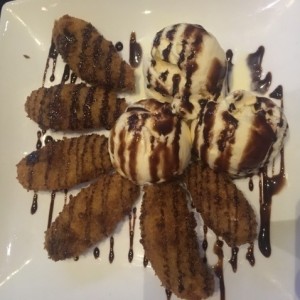 Postres - Banana Tempura