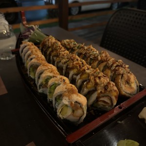 Barco con sushi