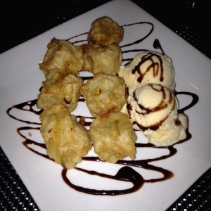 Banana Tempura: postre