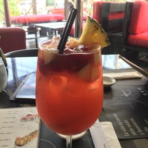 sangria de fresa