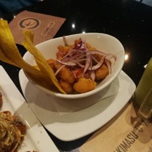 Ceviche Frito de Corvina