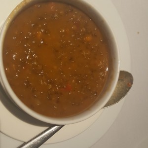 sopa de lentejas