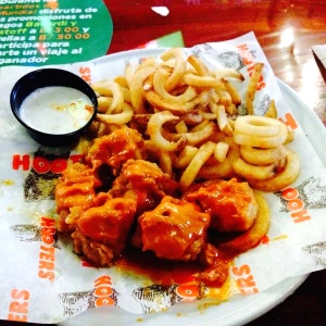 Boneless with spicy garlic