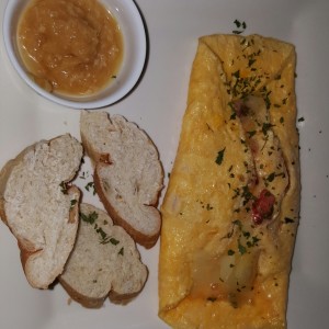 Omelette con vegetales