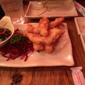 Ebi tempura - tempura de langostinos