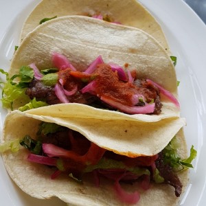 Tacos de ribeye