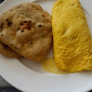 Gruyere omelet