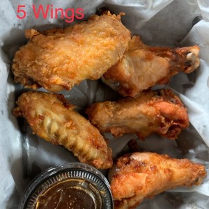 5 Wings with Sweet Chilli Sauce