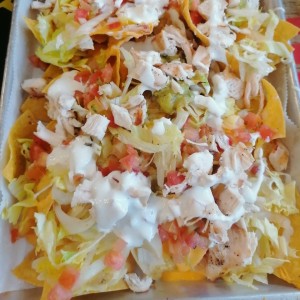 Nachos con pollo