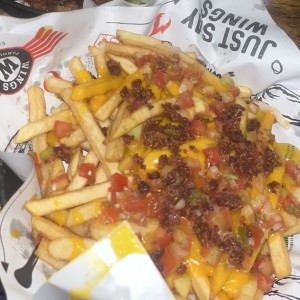 Loaded Cheese and Bacon Fries