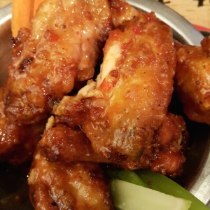 Sweet chili wings