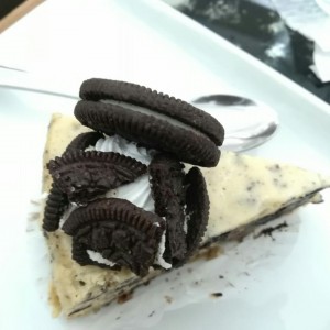 cheesecake de oreo