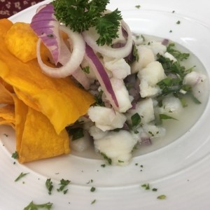 Ceviche de corvina