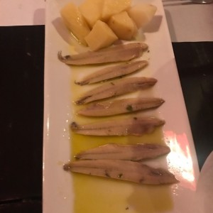 Boquerones a la vinagreta