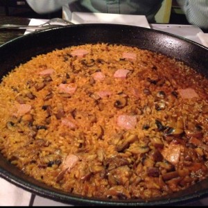 Paella de Foie y Setas (por encargo) 