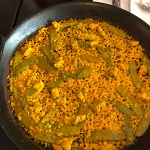 paella costilla de cerdo