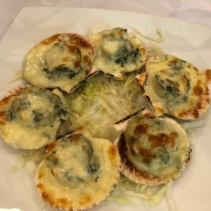 Conchuelas gratinadas