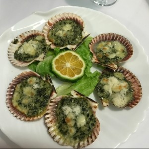 conchuelas gratinadas