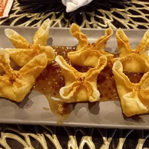 Hand -Folded Crab Wontons