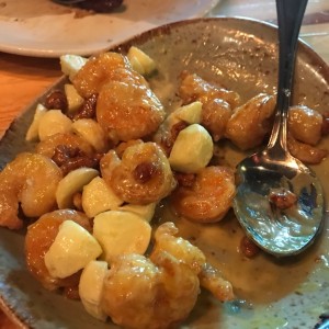 Shrimp with Candied Walnuts! 