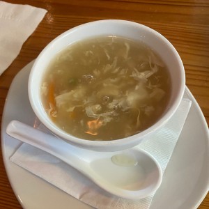 sopa en entrada