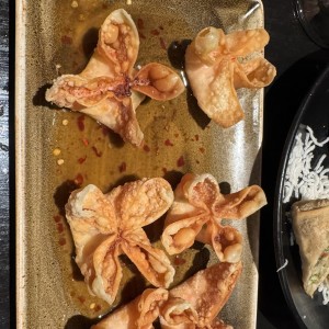 Hand -Folded Crab Wontons