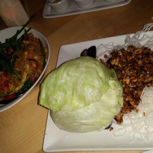 Chang's famous chicken lettuce wraps