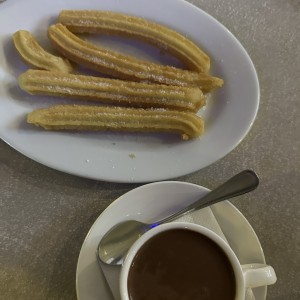 Postres - Mini-churros Con Chocolate