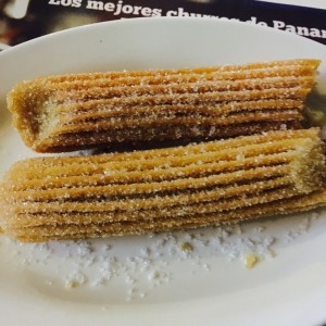 Churros rellenos de nutella