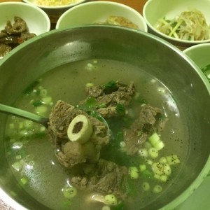 galbitang - beef rib soup