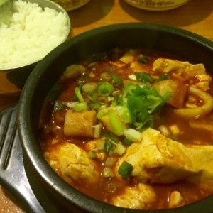 suundubu - soft tofu stew