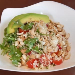 Ensalada quinoa verde