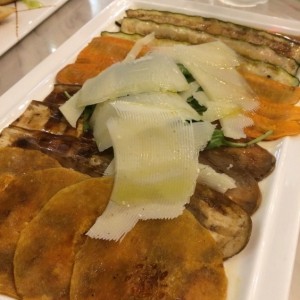 carpaccio de vegetales 