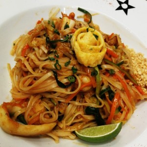 Pad Thai de Mariscos