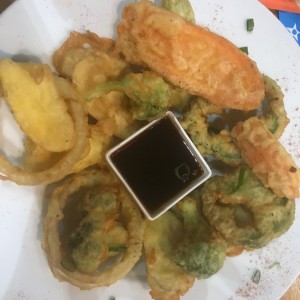 vegetales tempura